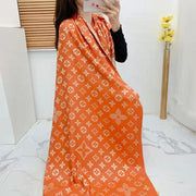 Luxury Shawls Wraps Print Tassels Winter Cashmere Scarf