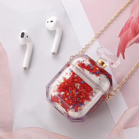 Quicksand perfume bottle headset cover