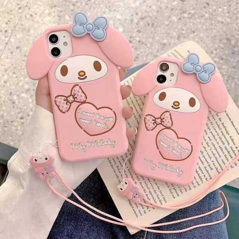 Cute Cartoons Mirror Phone Case