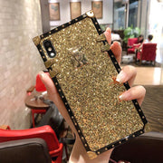 bling square phone case