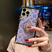 New Diamond-studded square phone case For Samsung