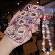 Women's Rhinestone Love Phone Case