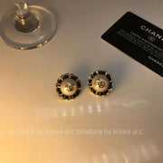 Small fragrant diamond pearl Earrings