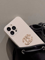 New Luxury CC Pink phone case for iPhone