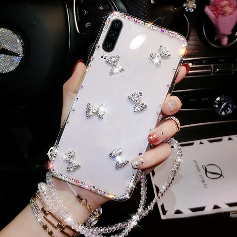 Rhinestone Bow Case