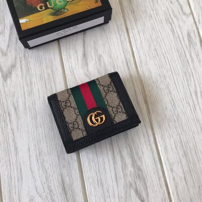 Ophidia GG card case wallet