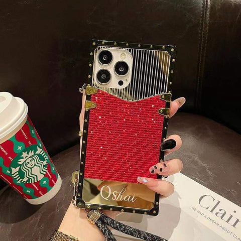 Shiny square  phone case