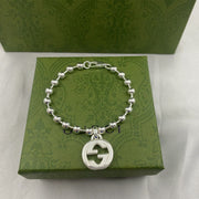 Double G interlocking ball necklace bracelet