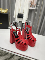 V E R S A C E - Steppe Heels [Red]