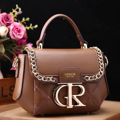 New Luxury letter cowhide Handbag