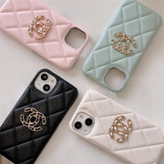 Luxury soft leather phone case for iphone