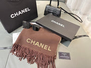 New Luxury autumn and winter Stitching color cashmere warm shawl tassel scarf