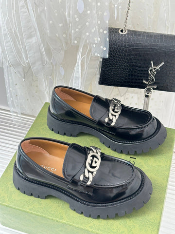 2023 GG Classic Double G Buckle Platform Loafers-S32