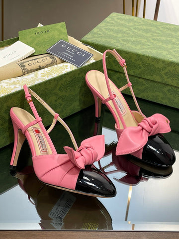 2023 GG Bow High Heel Sandals - S1