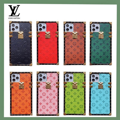 Vintage embossed square phone case For samsung