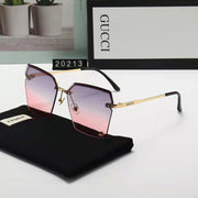 2022 New Ladies Fashion Classic Half Rim Sunglasses