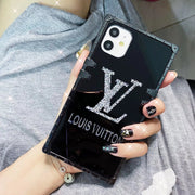 Luxury shiny mirror square phone case