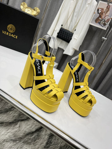 V E R S A C E - Steppe Heels [Yellow]