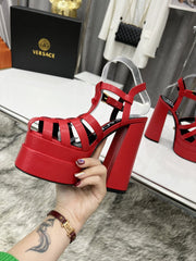 V E R S A C E - Steppe Heels [Red]