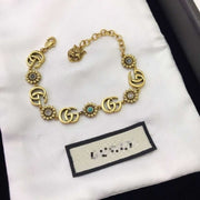 Gold letter bracelet