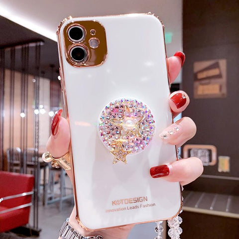 Star Rhinestone Ring Case