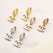 Xiaofeng Titanium Double C Earrings