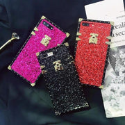 bling square phone case