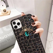 Glitter Bee Sequined Phone Case