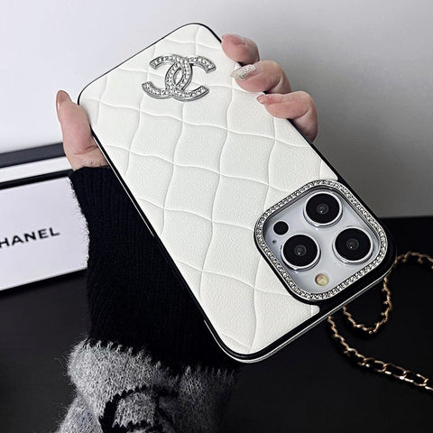 Luxury soft leather phone case for iphone