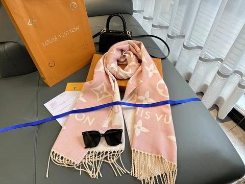 New Luxury autumn and winter  cashmere warm shawl tassel scarf