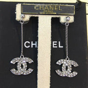 New small fragrant square diamond earrings