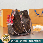 Champagne barrel large capacity handbag