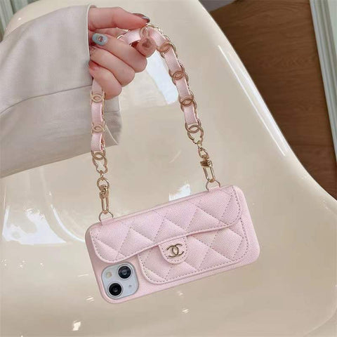 Chain and card bag phone case