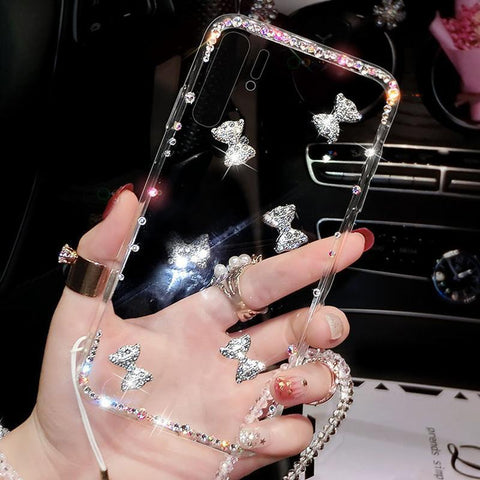 Rhinestone Bow Case