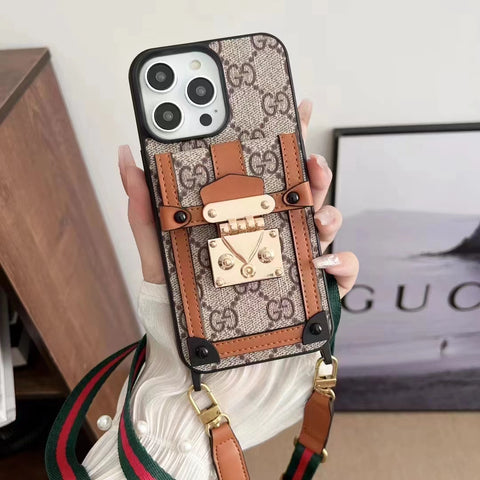 Luxury  Leather card  phone case for iphone