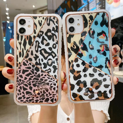 Fashion leopard print  phone case