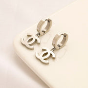 Xiaofeng Titanium Double C Earrings