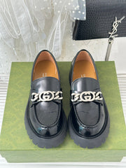 2023 GG Classic Double G Buckle Platform Loafers-S32