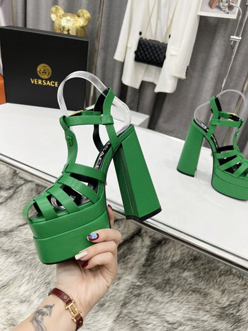 V E R S A C E - Steppe Heels [Green]