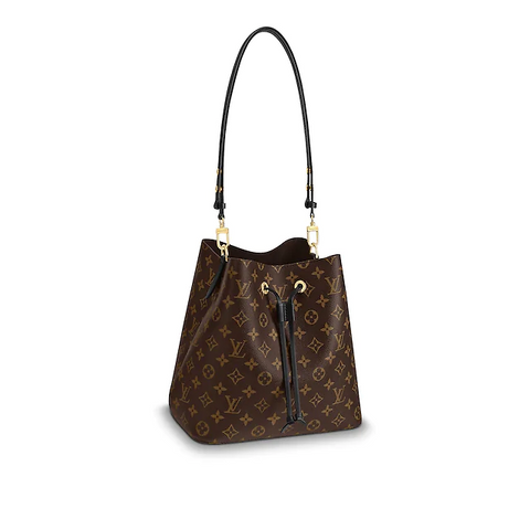 Leather bucket bag