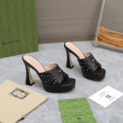 2023 GG platform patent leather pumps-S59