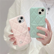 Luxury soft leather phone case for iphone