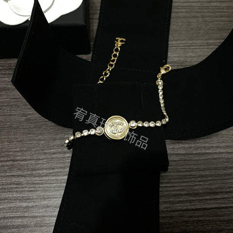 Xiaoxiang Feng Rhinestone Chain Bracelet