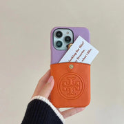 Fashion Card Holder phone case for iPhone