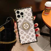 New Diamond-studded square phone case For Samsung