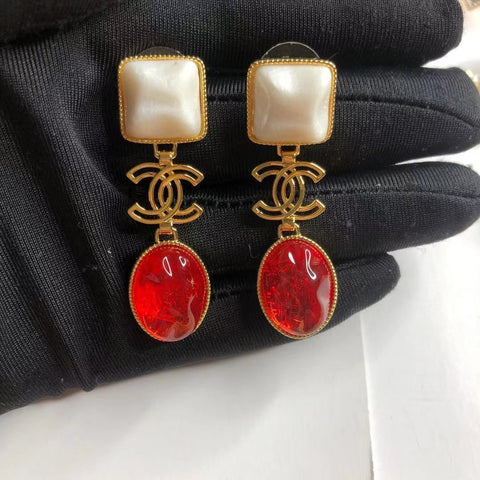 Small Fragrant Vintage Earrings