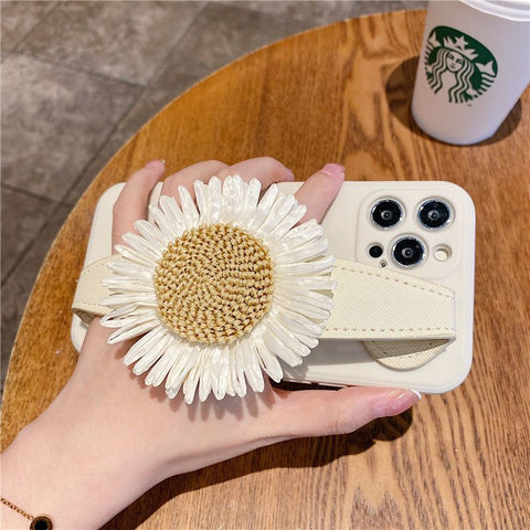 Sunflower wrist strap Phone Case