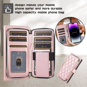 Luxury wallet hold  leather phone case for iphone