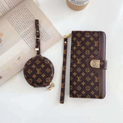 New Fashion Genuine Leather Multifunctional Phone Case Wallet Case for iphone