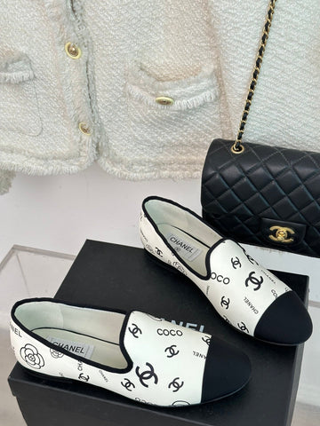 2023 CC double C print loafers-S30